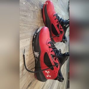 Boys Under Armour basketball shoes